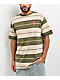 DGK Glory Olive & Sand Knit T-shirt - Thumbnail image 1 of 5