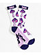 DGK Gooms White & Purple Crew Socks - Thumbnail image 1 of 2