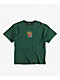DGK Guadalupe Dark Green Wash Boxy T-Shirt - Thumbnail image 6 of 7