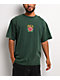 DGK Guadalupe Dark Green Wash Boxy T-Shirt - Thumbnail image 2 of 7