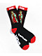 DGK Guadalupe calcetines negros y rojos