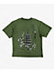 DGK Haiku Olive Green Wash Boxy T-Shirt - Thumbnail image 8 of 8