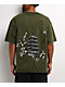 DGK Haiku Olive Green Wash Boxy T-Shirt - Thumbnail image 1 of 8
