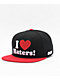 DGK I Love Haters Black & Red Snapback Hat - Thumbnail image 1 of 8