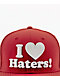 DGK I Love Haters Crimson Snapback Hat - Thumbnail image 3 of 4