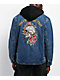 DGK Imagine Indigo Hooded Denim Jacket - Thumbnail image 2 of 7