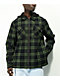 DGK Immortal Green & Black Hooded Zip Flannel Shirt - Thumbnail image 2 of 5