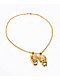 DGK Laugh Now Cry Later 22" Gold Chain Necklace - Thumbnail image 3 of 5