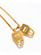 DGK Laugh Now Cry Later 22" Gold Chain Necklace - Thumbnail image 4 of 5