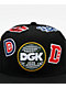 DGK League Black Snapback Hat - Thumbnail image 3 of 6