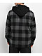 DGK Monterey Black Hooded Flannel Jacket - Thumbnail image 2 of 6