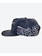 DGK Oceans Splatter Indigo Wash Snapback Hat - Thumbnail image 6 of 6