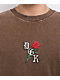 DGK Represent Heavyweight Brown Wash T-Shirt - Thumbnail image 3 of 8