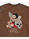 DGK Represent Heavyweight Brown Wash T-Shirt - Thumbnail image 6 of 8