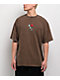 DGK Represent Heavyweight Brown Wash T-Shirt - Thumbnail image 2 of 8
