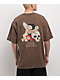 DGK Represent Heavyweight Brown Wash T-Shirt - Thumbnail image 1 of 8