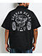 DGK Sagrado Pinstripe Black Quarter Zip Work Shirt - Thumbnail image 1 of 3