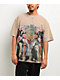 DGK Shrine Tan Wash Boxy T-Shirt - Thumbnail image 1 of 5