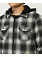 DGK Smoke Black & Grey Hooded Flannel Shirt - Thumbnail image 3 of 4