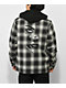DGK Smoke Black & Grey Hooded Flannel Shirt - Thumbnail image 1 of 4