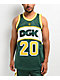 DGK Team Indica Green, Yellow & White Basketball Jersey - Thumbnail image 1 of 4