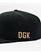 DGK Unseen Black Snapback Hat - Thumbnail image 4 of 4