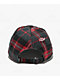 DGK Zephyr Distressed Red Plaid Strapback Hat - Thumbnail image 2 of 5