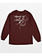 DGK x Bruce Lee Fierce Burgundy Long Sleeve T-Shirt - Thumbnail image 2 of 2