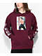DGK x Bruce Lee Like Echo Burgundy Hoodie - Thumbnail image 1 of 5