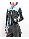 Daisy Street Blue & Black Color Block Moto Jacket - Thumbnail image 1 of 5