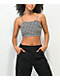 Daisy Street Cali Black & White Plaid Tank Top - Thumbnail image 1 of 3