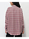 Daisy Street Lucy Pink Plaid Flannel Shirt - Thumbnail image 3 of 5