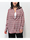 Daisy Street Lucy Pink Plaid Flannel Shirt - Thumbnail image 1 of 5