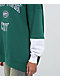 Daisy Street NYC Oversized Green & White Hoodie - Thumbnail image 4 of 4