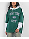 Daisy Street NYC Oversized Green & White Hoodie - Thumbnail image 1 of 4