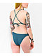 Damsel Amanda Green High Leg Bikini Bottom - Thumbnail image 2 of 4