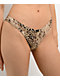 Damsel Amy Leopard Brown High Leg Bikini Bottom - Thumbnail image 3 of 4
