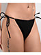 Damsel Becca Web Crochet Black High Leg Bikini Bottom - Thumbnail image 3 of 4