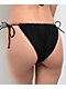 Damsel Becca Web Crochet Black High Leg Bikini Bottom - Thumbnail image 4 of 4