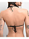 Damsel Becca Web Crochet Black Triangle Bikini Top - Thumbnail image 2 of 4