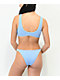 Damsel Bell Ribbed Light Blue Super Cheeky Bikini Bottom