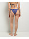 Damsel Bella Floral Ditsy Blue & Red Reversible High Leg Bikini Bottom - Thumbnail image 5 of 6