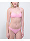 Damsel Bon Super Rib Pink Bralette Bikini Top - Thumbnail image 4 of 5