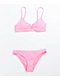 Damsel Bon Super Rib Pink Bralette Bikini Top