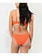 Damsel Bonita braguita de bikini acanalada brasileña naranja 