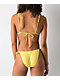 Damsel Bridget Beaded Yellow High Leg Bikini Bottom - Thumbnail image 2 of 3