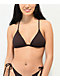 Damsel Chestnut Flat Ribbed Triangle Bikini Top