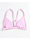 Damsel Croc Bubbles Pink Triangle Bikini Top