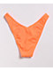 Damsel Croc Orange High Leg Cheeky Bikini Bottom