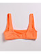 Damsel Croc Orange top de bikini
